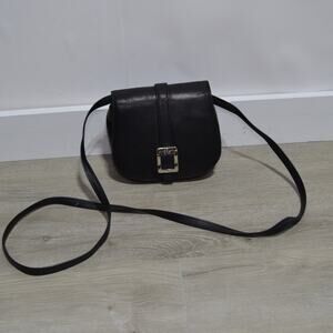 Liz Claiborne Leather Co Black Leather Purse